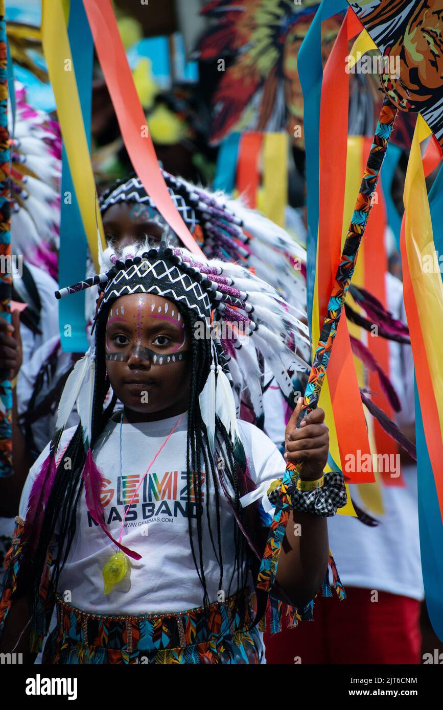 Notting Hill Carnival 2022, Sunday, Children's day where children dress