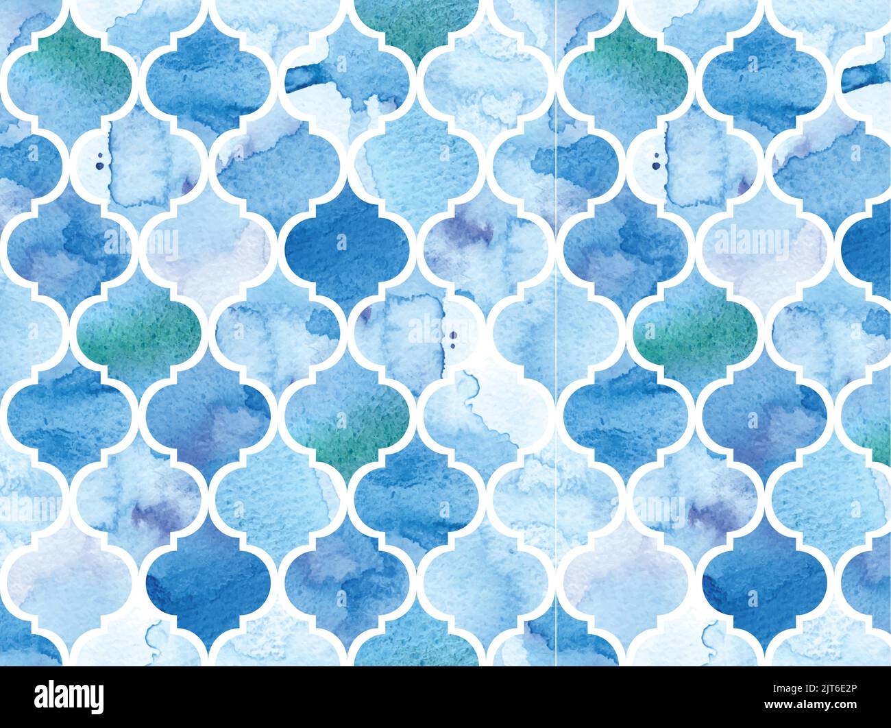 Abstract mosaic background of shiny mirrored triangle tiles in blue colors Stock Vector