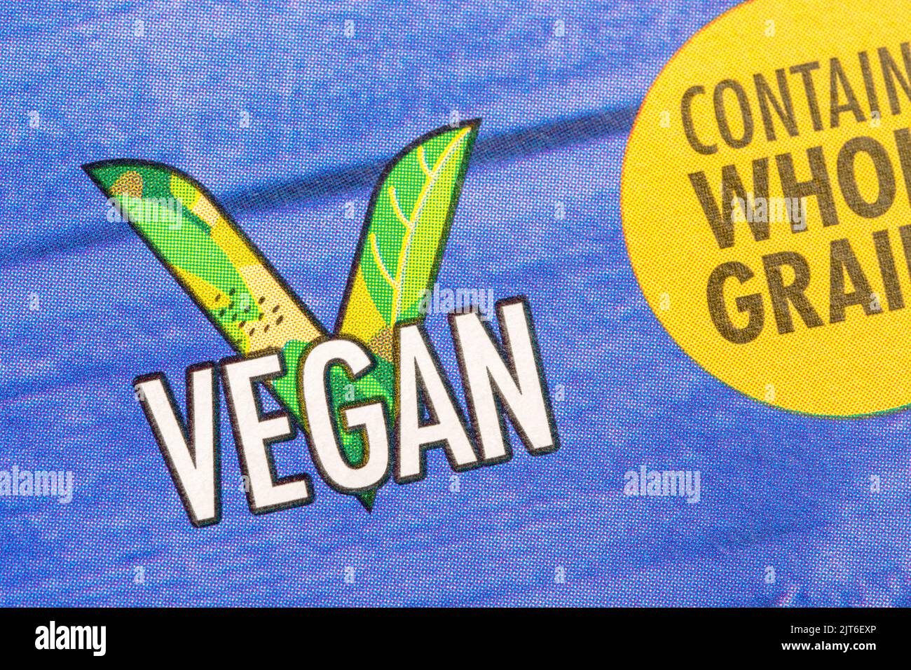 Morrisons ownlabel bran flakes suitable for Vegans. For food packaging, food labels, food