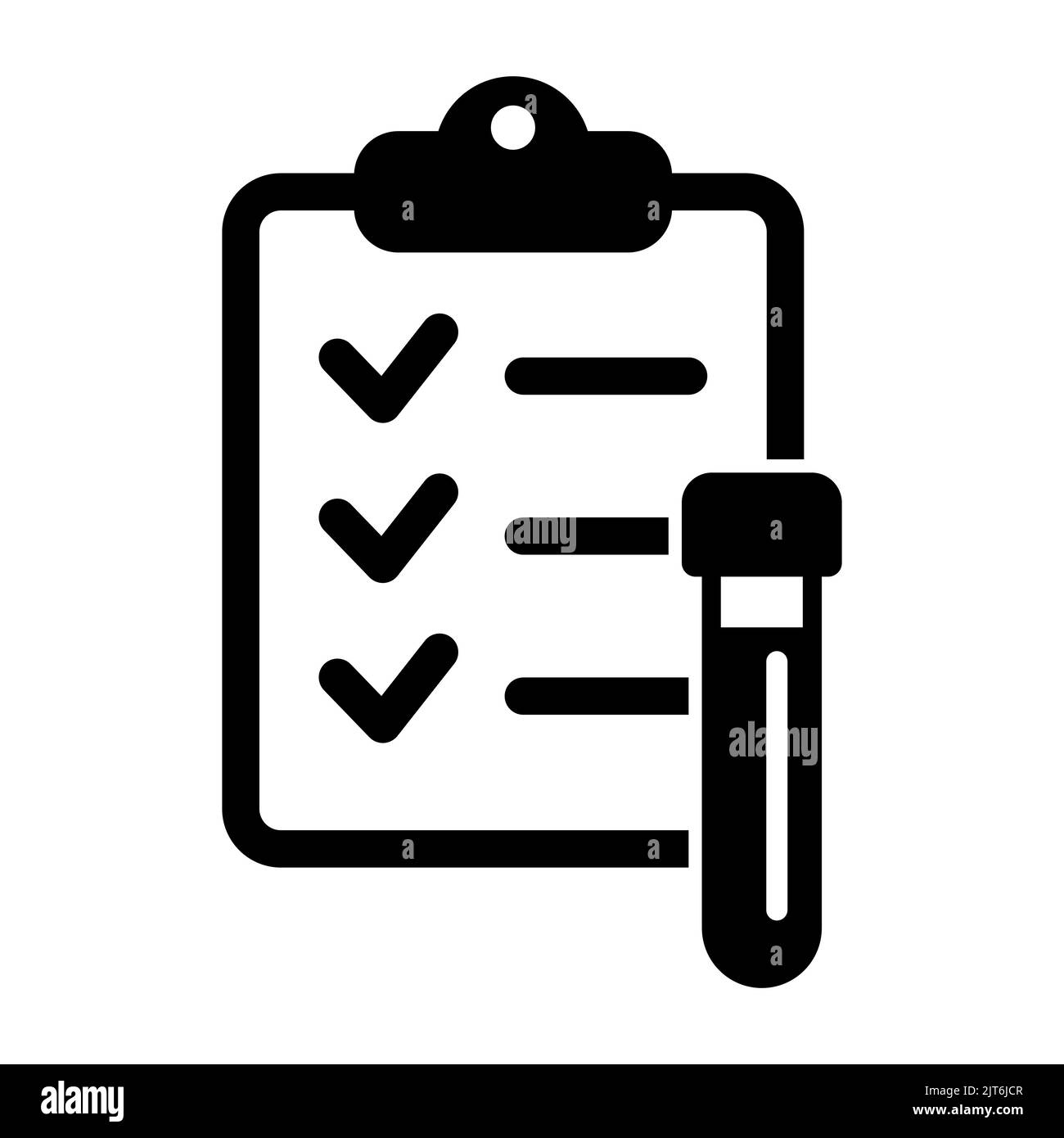 Clinical analysis result icon, lab blood test, medicine report, medical