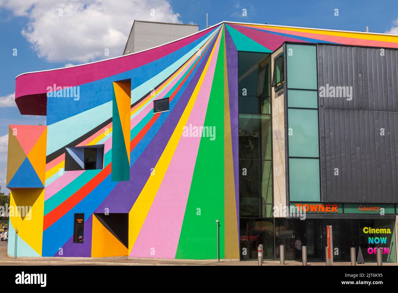 England, East Sussex, Eastbourne, Towner Art Gallery with Artwork by