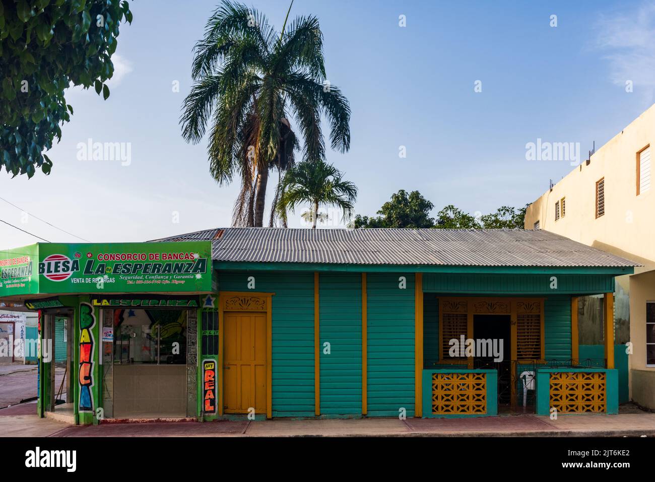 Punta Cana/ Dominican Republic - June 15 2016: Corner shop in the Dominican Republic. Stock Photo