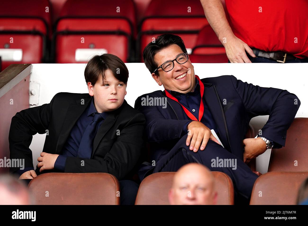 Comedian Michael McIntyre during the Premier League match at the City