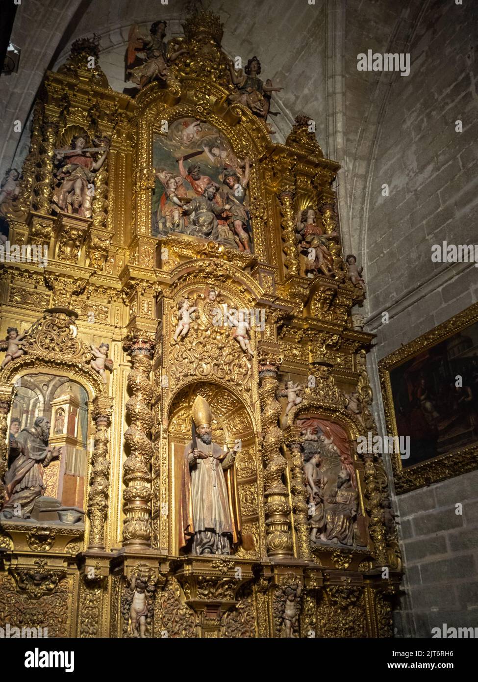 Chapel of San Laureano, Seville Cathedral Stock Photo