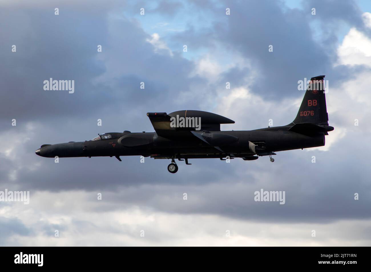 80-1076 Lockheed U-2S United States Air Force RAF Fairford England 24/08/2022 Stock Photo