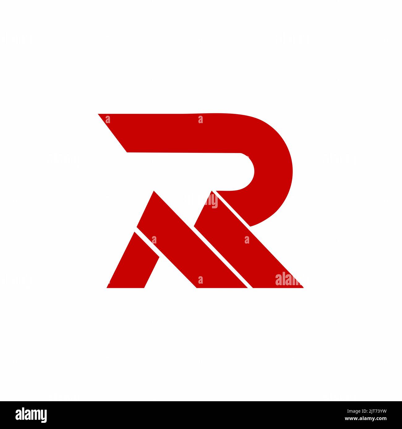 A monogram logo with initial letters R and A with an editable text ...