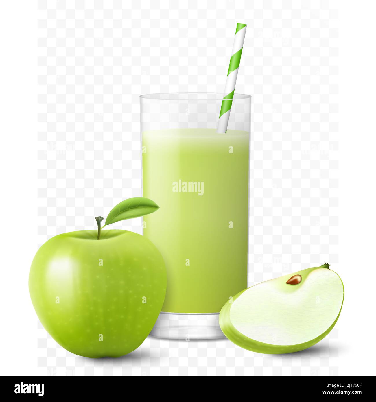 https://c8.alamy.com/comp/2JT760F/apple-juice-or-smoothie-in-glass-with-straw-apple-fresh-isolated-on-transparent-background-green-apple-whole-and-slice-realistic-3d-vector-illustr-2JT760F.jpg