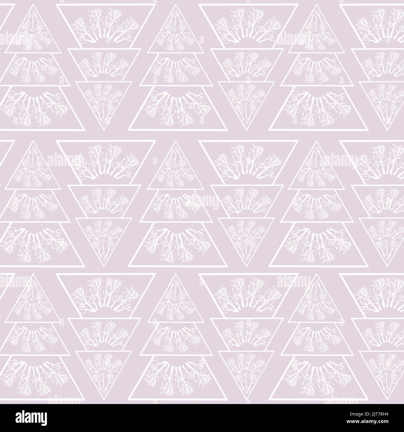 new Year's pattern with elegant snowwhite Christmas tree seamless