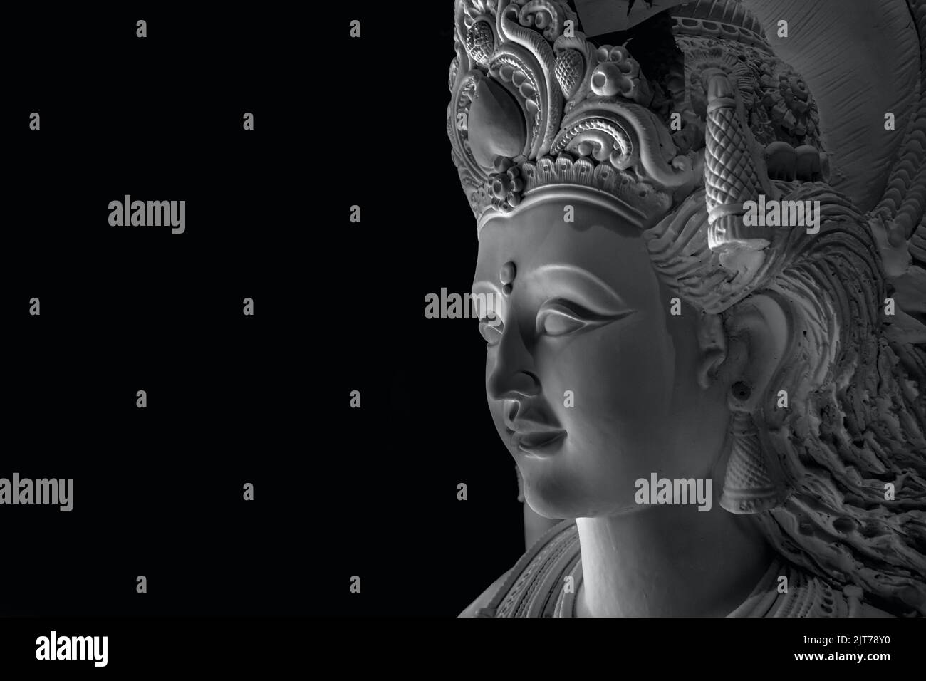 Statue of Hindu Goddess Durga Stock Photo