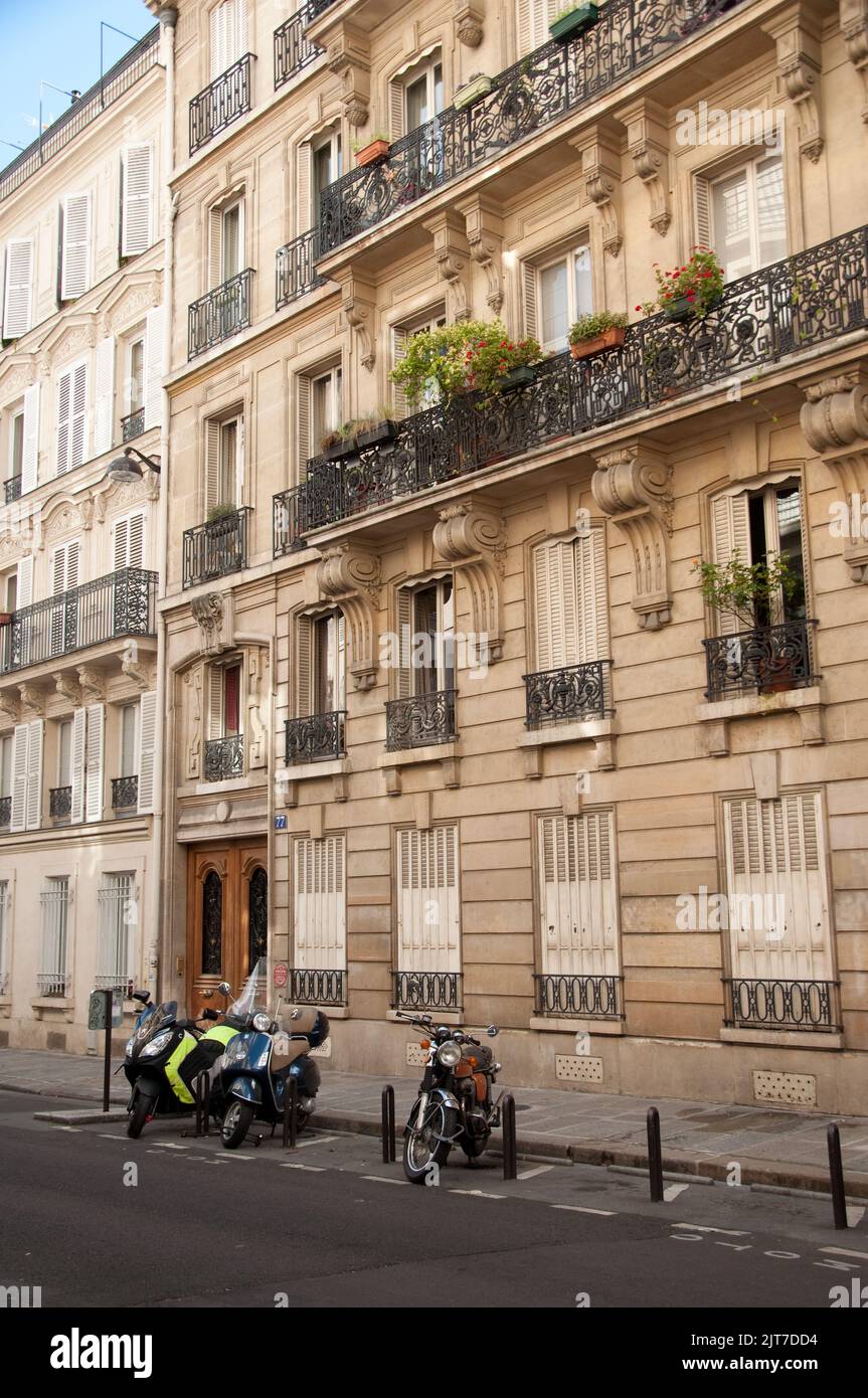 Street view, Paris, France Stock Photo