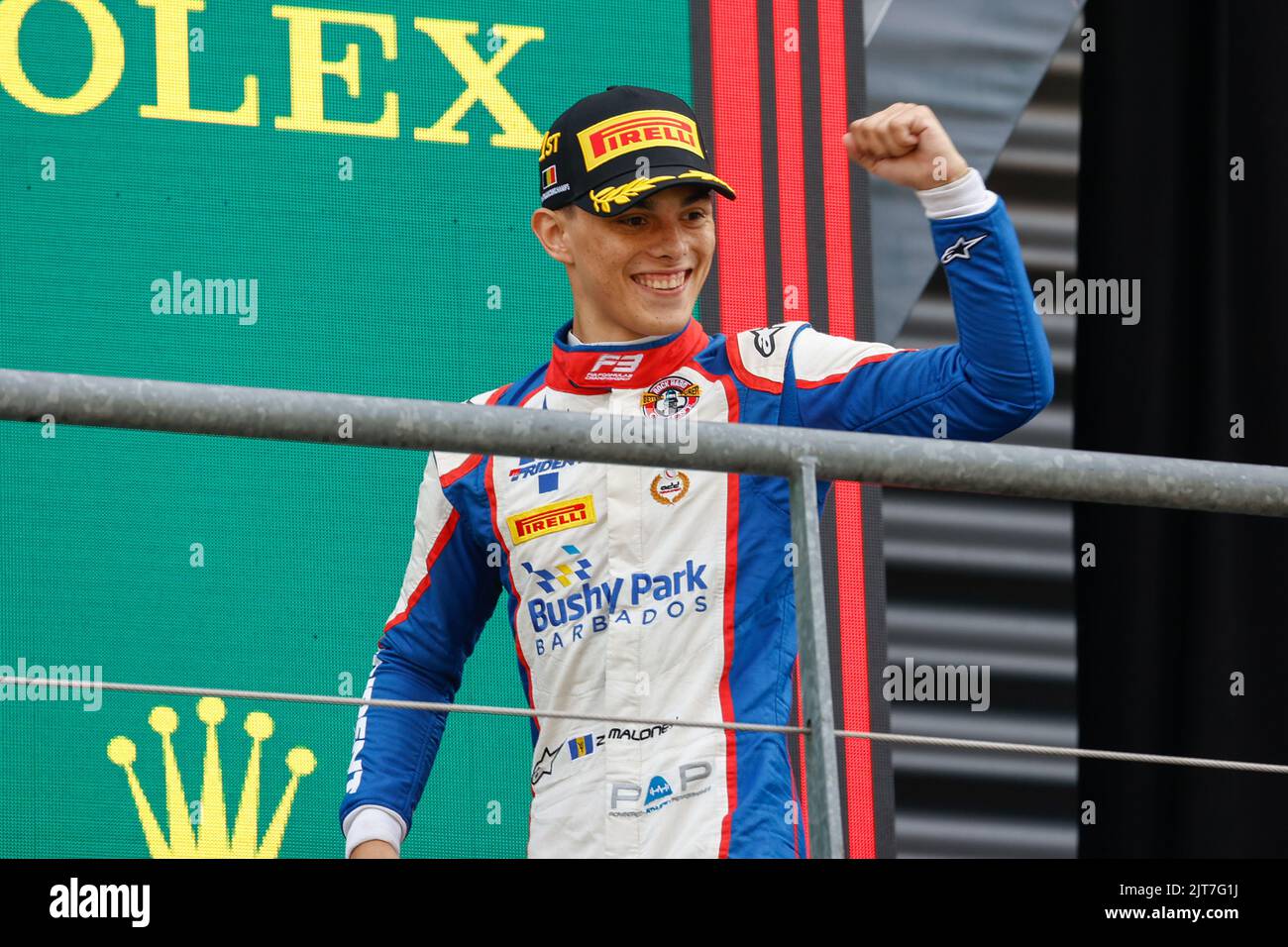 Spa, Belgium. 28th Aug, 2022. MALONEY Zane (bb), Trident Racing ...