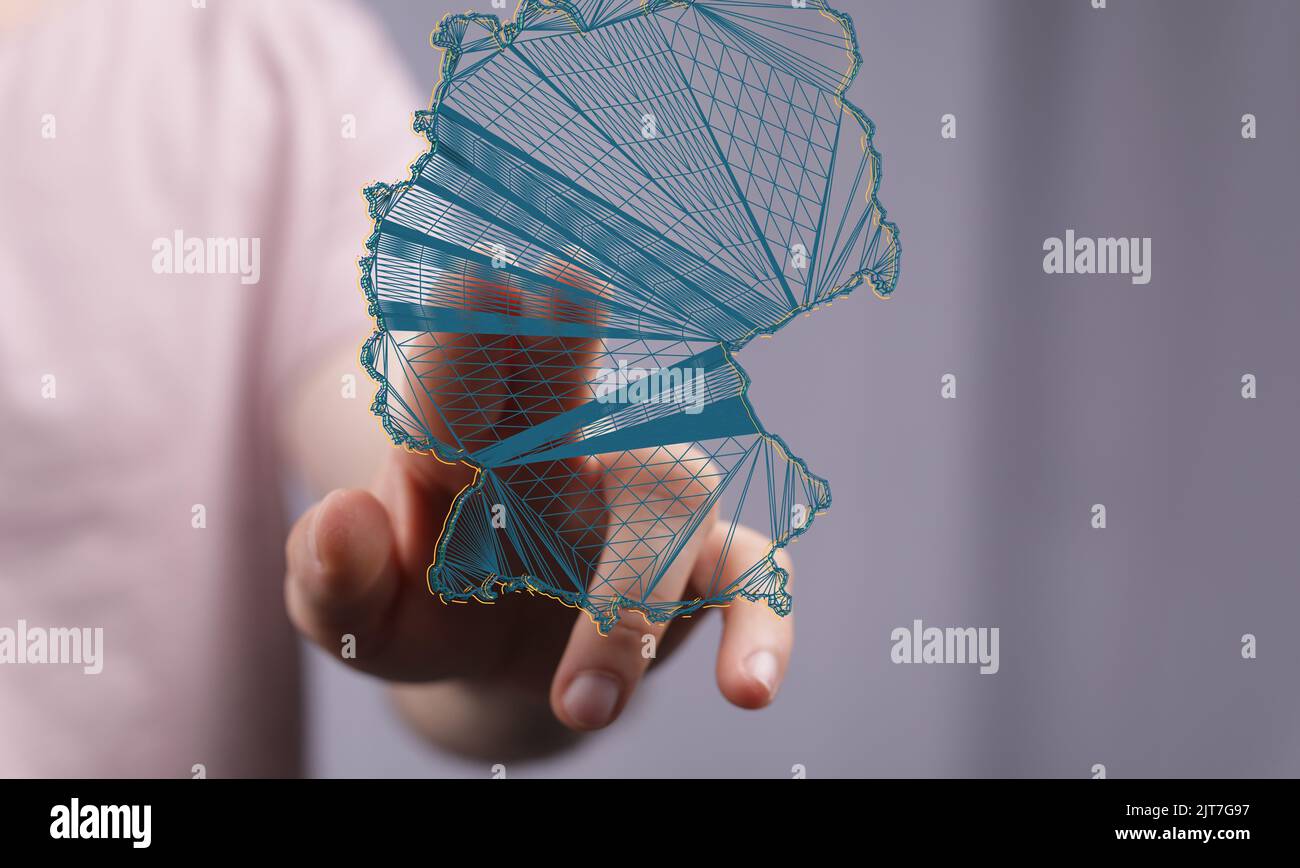 The hand made map of the world hi-res stock photography and images - Alamy