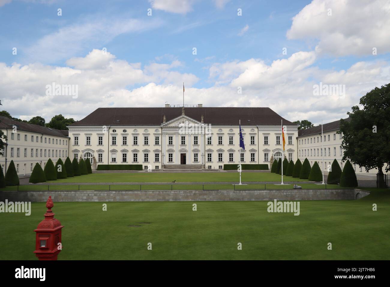 Schloss Bellevue, Amtssitz des deutschen Bundespräsidenten, Deutschland, Berlin Stock Photo