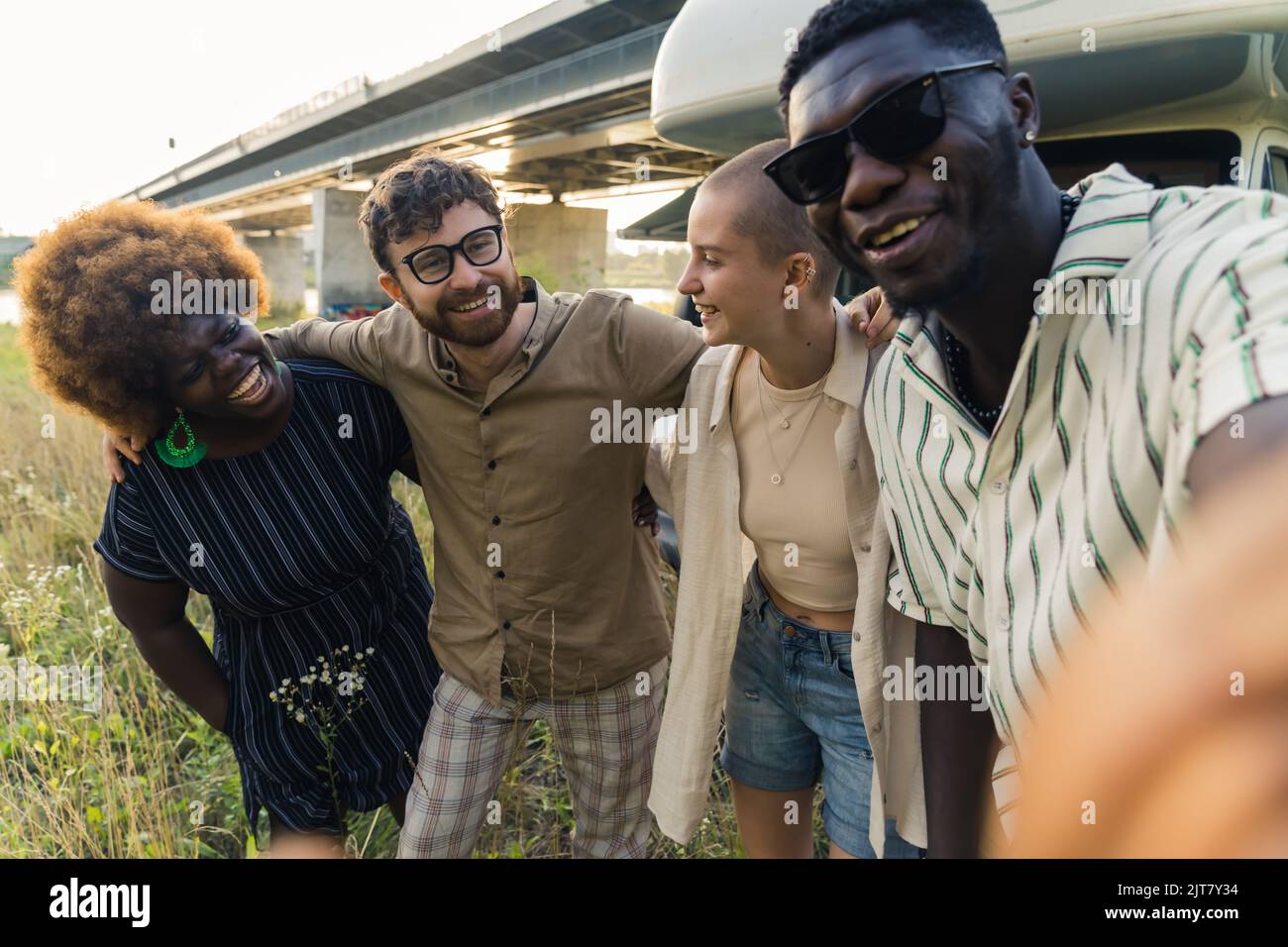 Group multiracial caucasian hi-res stock photography and images - Alamy