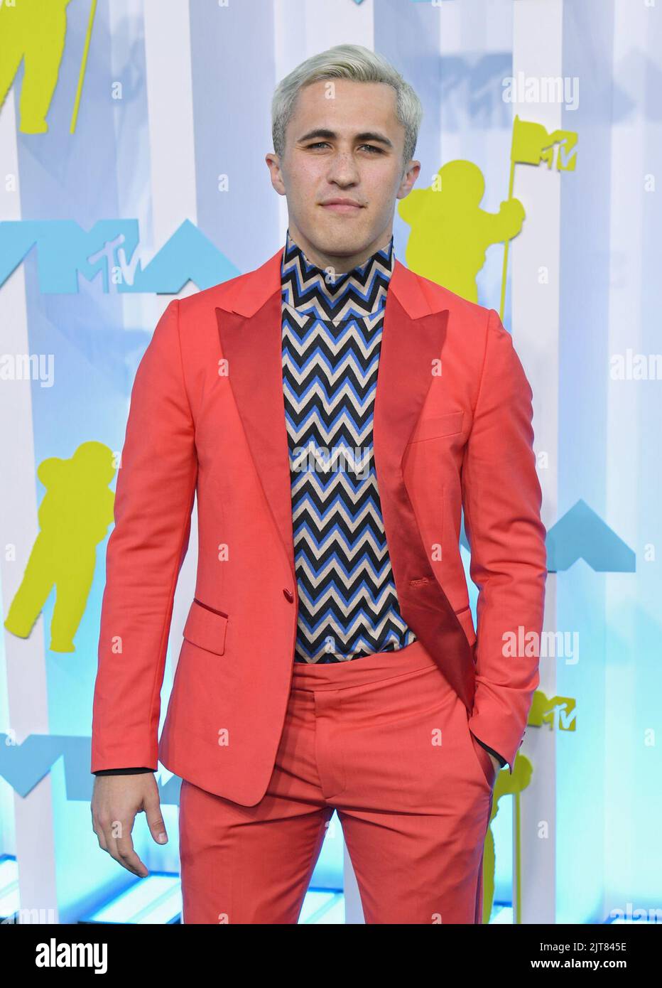 Chris Olsen attending the MTV Video Music Awards 2022 held at the Prudential Center in Newark
