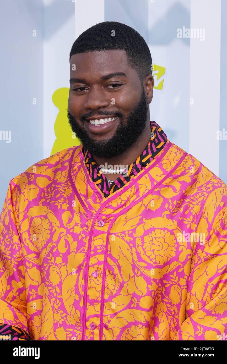 The 2022 MTV VMAs Arrivals PICTURED Khalid LOCATION Newark United