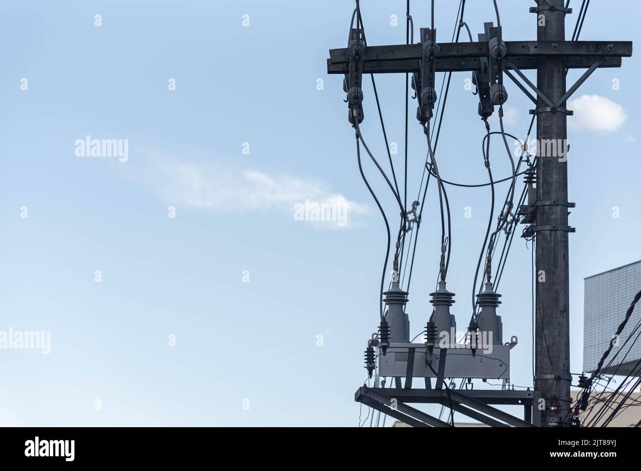 Power transmission equipment. Urban electric transmission network