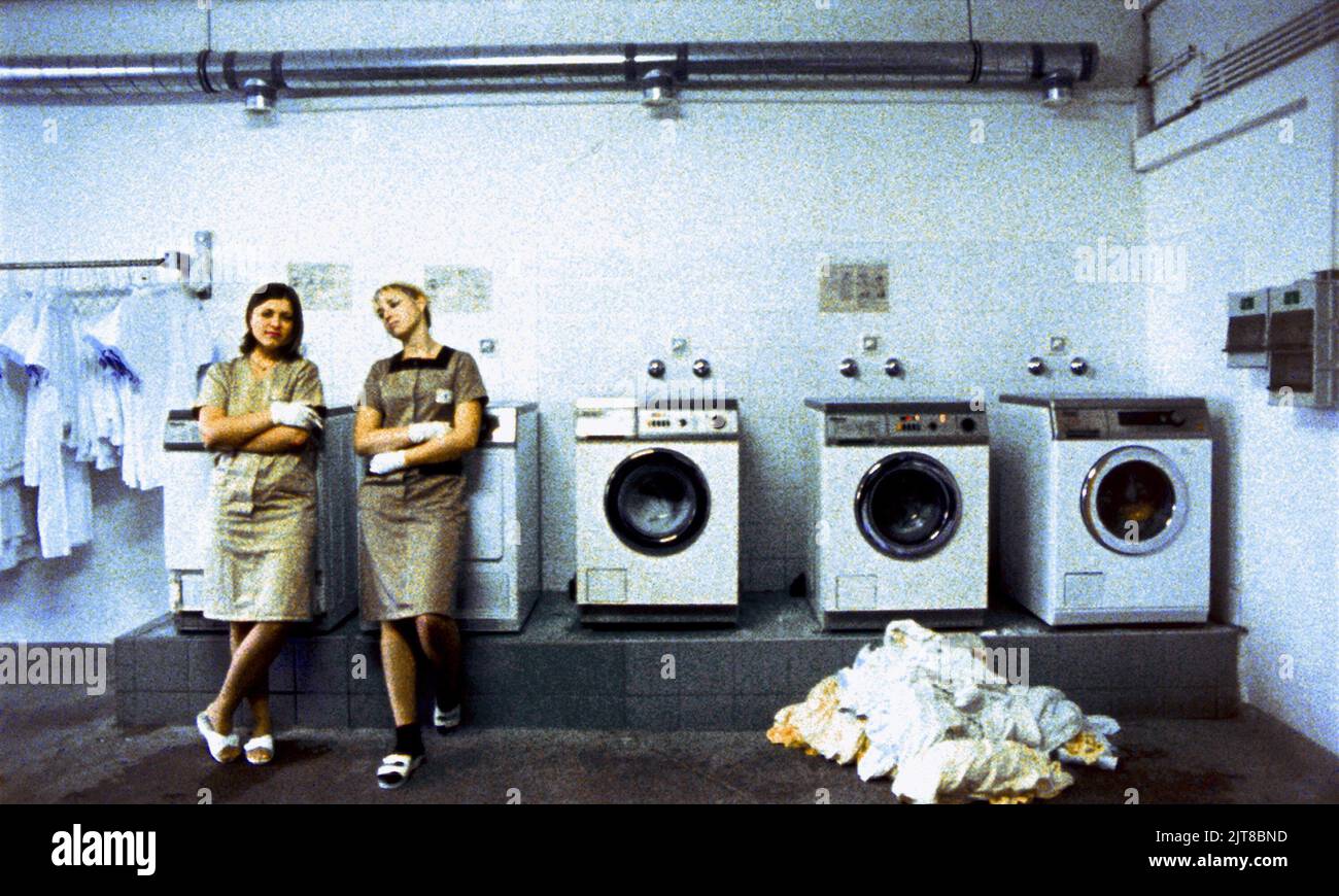 LAUNDERETTE WORKERS, IMPORT/EXPORT, 2007 Stock Photo