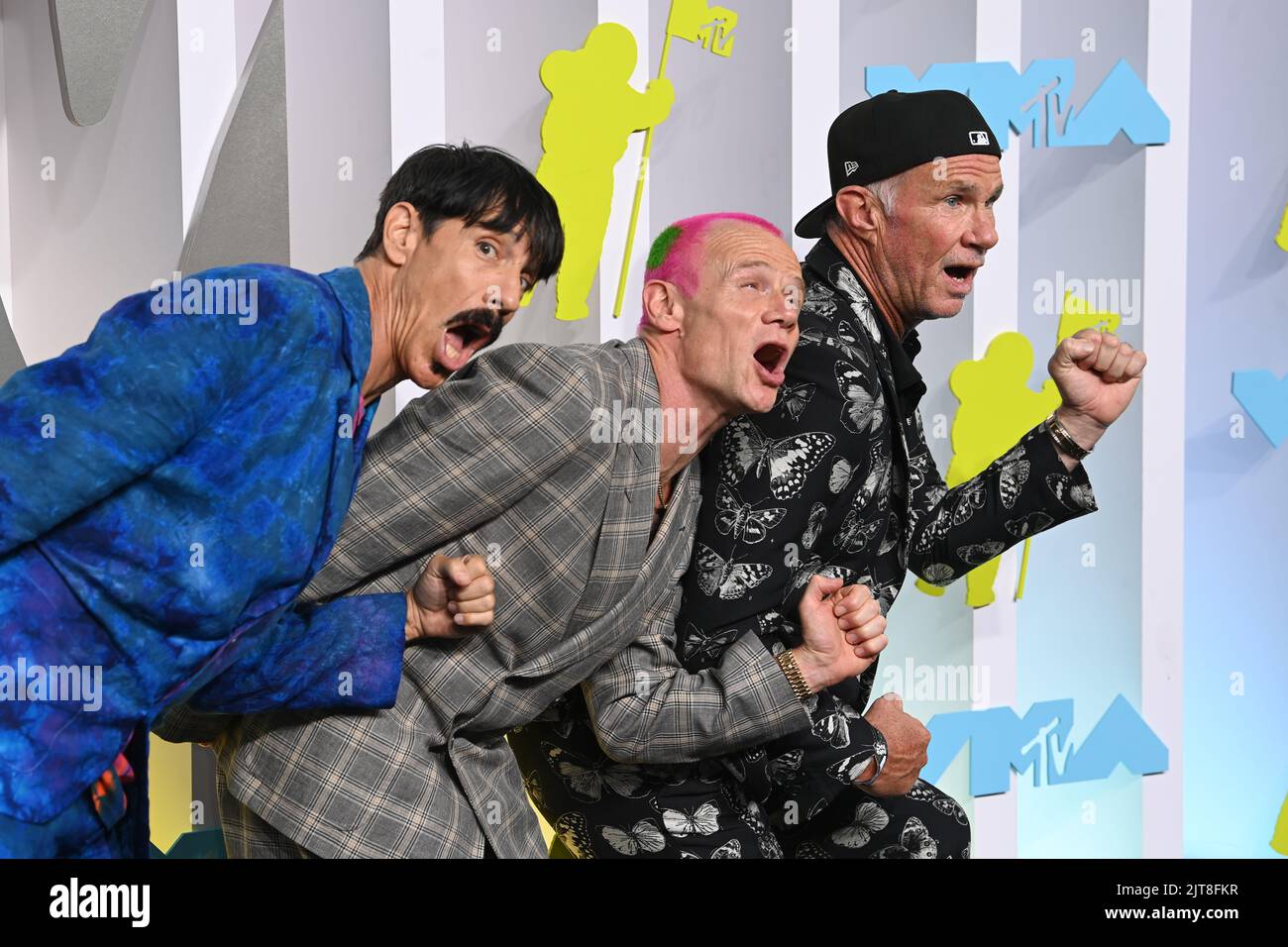 Red Hot Chili Peppers attending the MTV Video Music Awards 2022 held at