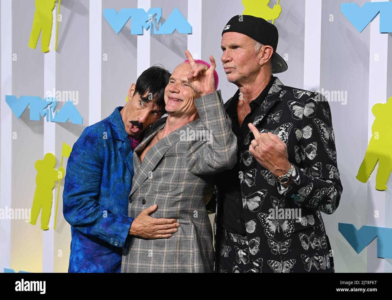 Red Hot Chili Peppers attending the MTV Video Music Awards 2022 held at