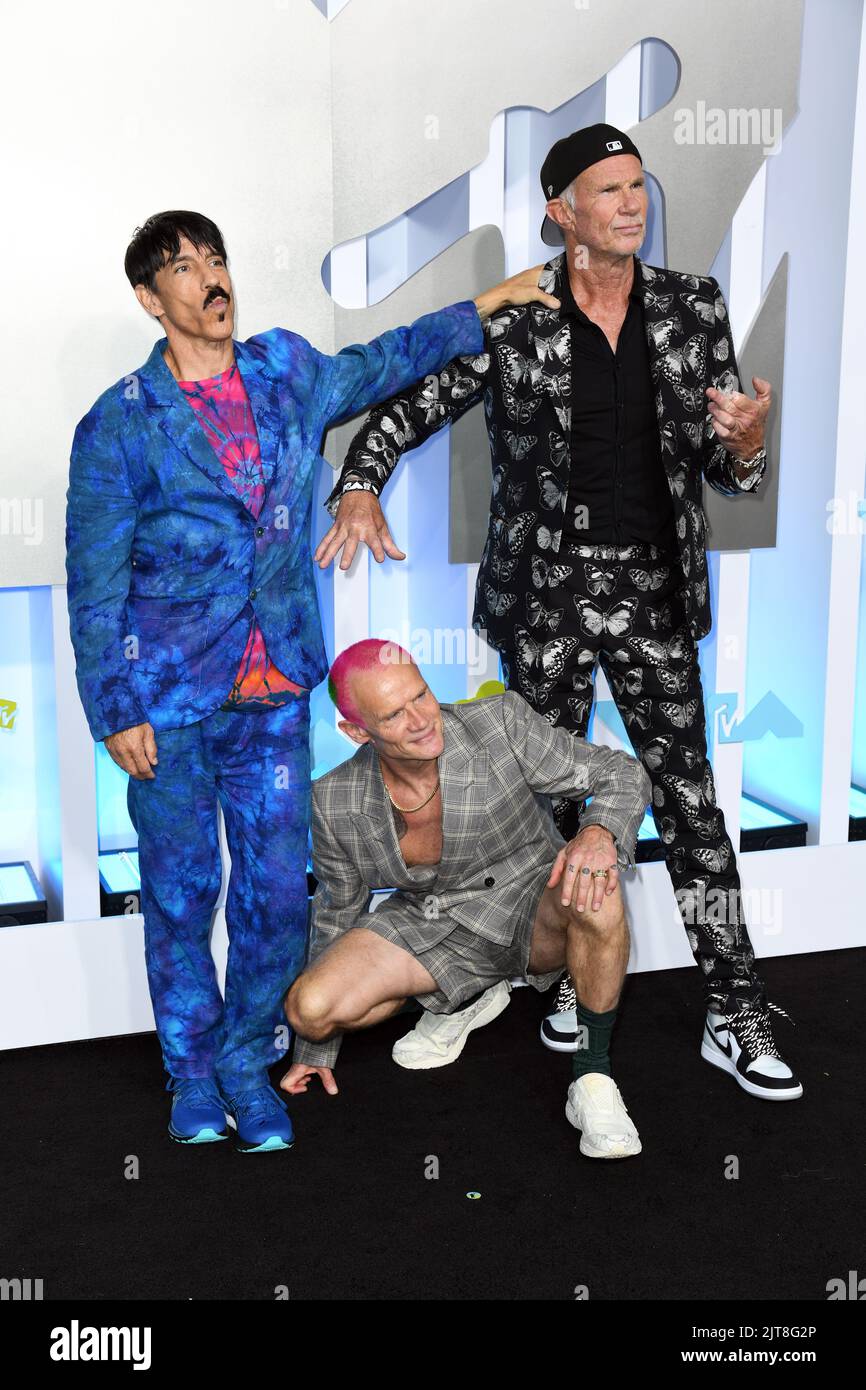 Red Hot Chili Peppers attending the MTV Video Music Awards 2022 held at