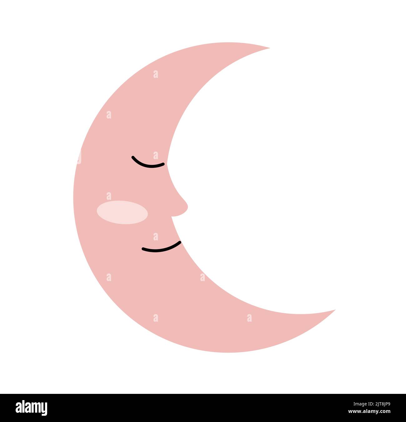 Cute moon icon Stock Vector Image & Art - Alamy