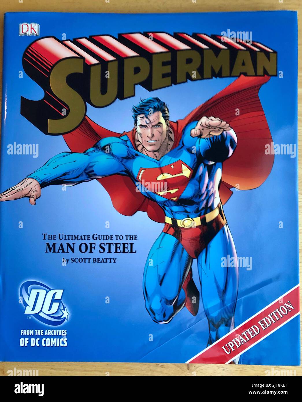 The Cover of Ultimate Guide to Superman Stock Photo - Alamy
