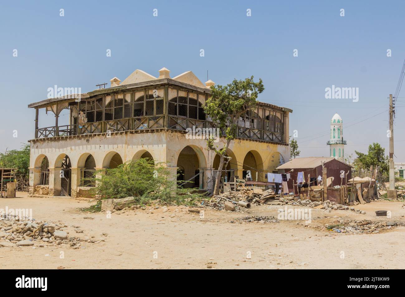 Old Ottoman house in Berbera, Somaliland Stock Photo Alamy