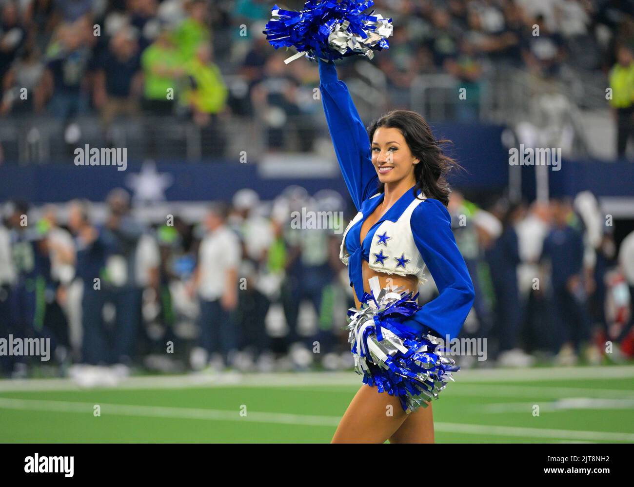 Dallas Cowboys Cheerleaders pregame performance Miller Lite club 8/26/22 vs  Seattle Seahawks 