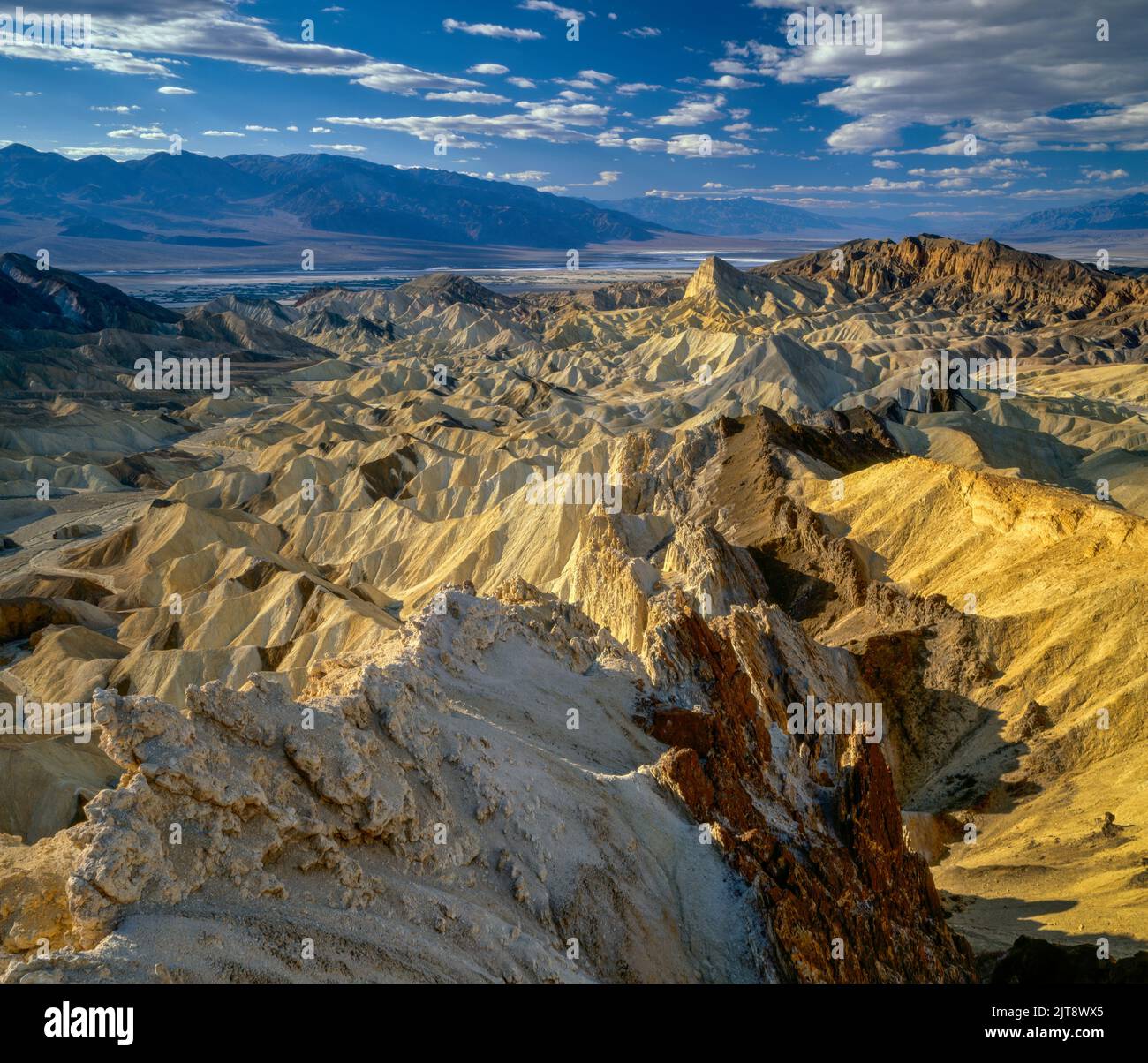 Manly Peak, Golden Canyon, Death Valley National Park, California Stock Photo