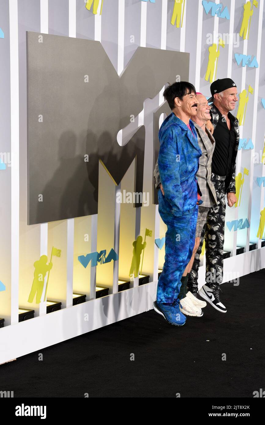 The Red Hot Chili Peppers, vocalist Anthony Kiedis, bassist Flea, and