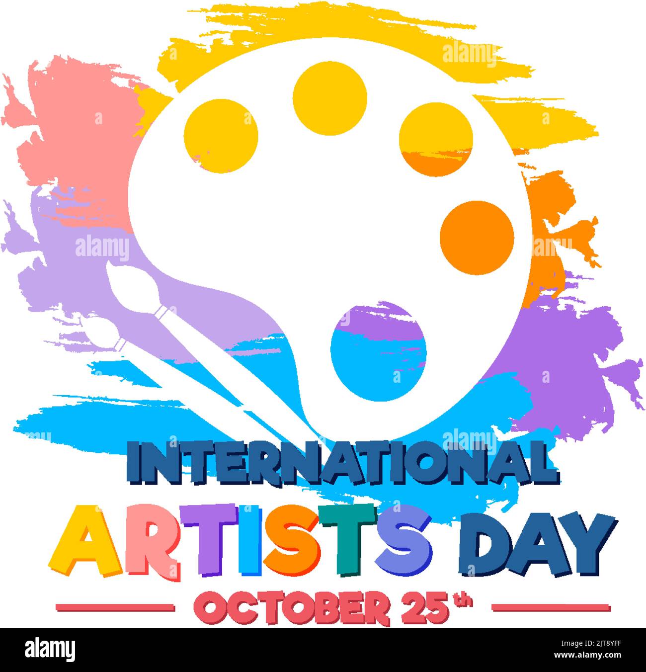 International Artists Day Poster Design Illustration Stock Vector Image international-artists-day-poster-design-illustration-stock-vector-image