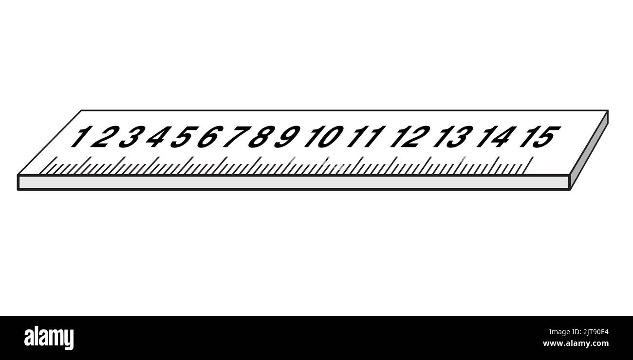 Measuring tool. Ruler, Triangle Ruler for school and business. Vector