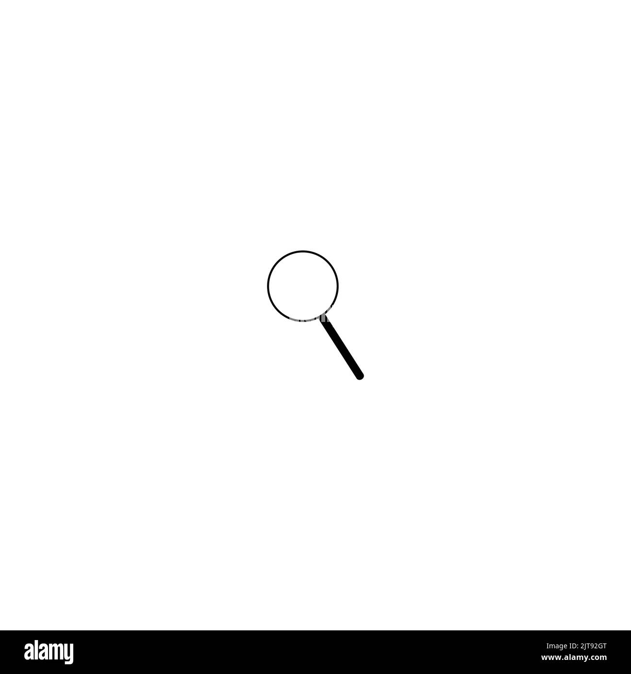 Magnifier glass icon isolated on white background Vector Image