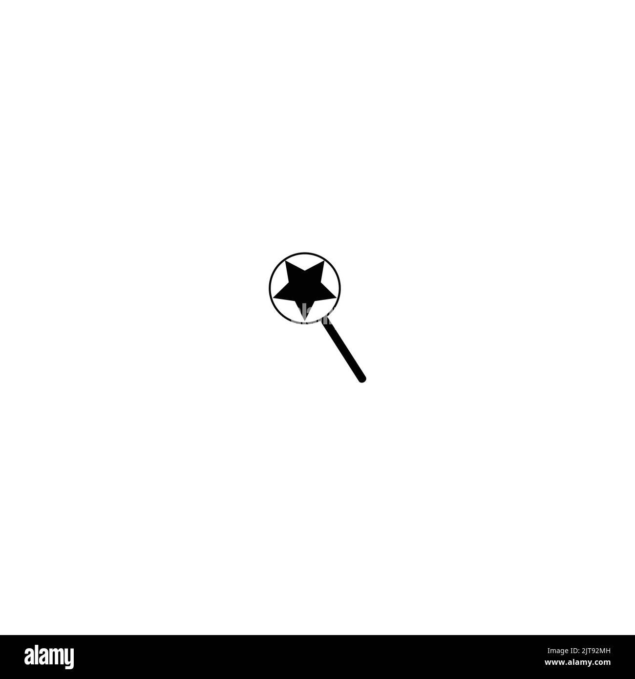 magnifying glass isolated on white background Stock Vector Image & Art ...