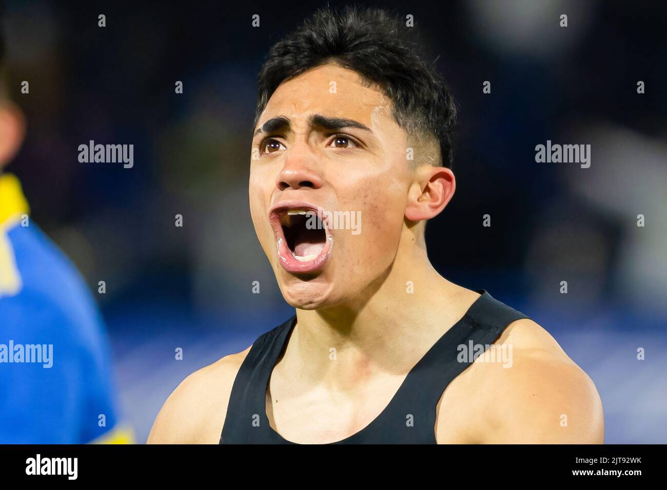 Buenos Aires, Argentina. 28th Aug, 2022. Luca Langoni of Boca Juniors ...