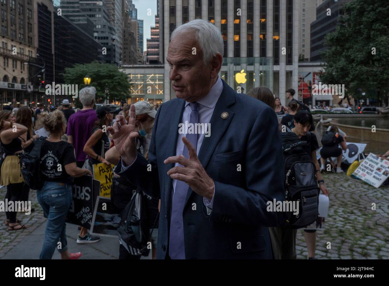 New York United States 27th Aug 2022 New York City Council Member Robert Holden Attends A