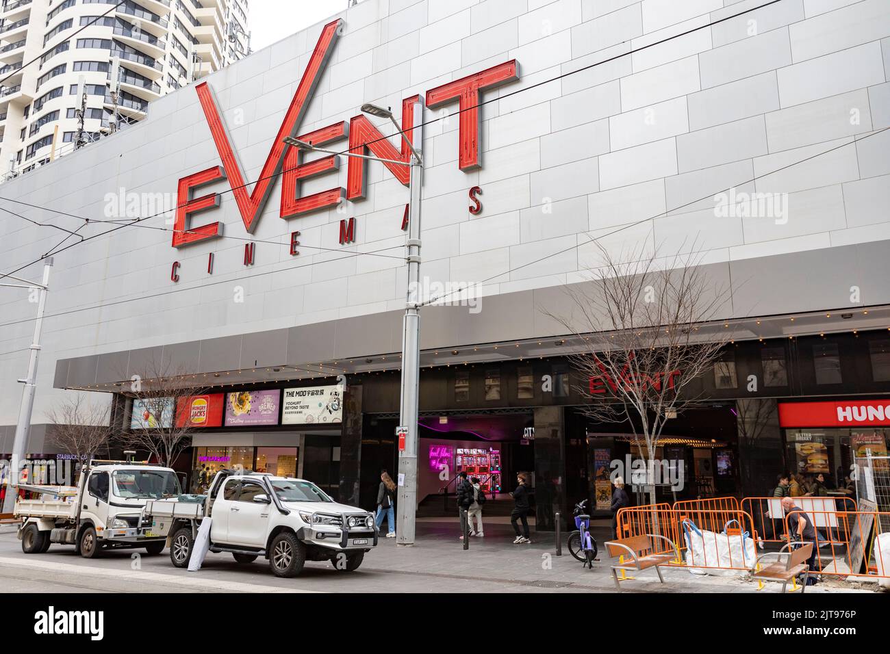 Event film Cinemas building in George street,Sydney city centre,NSW,Australia Stock Photo
