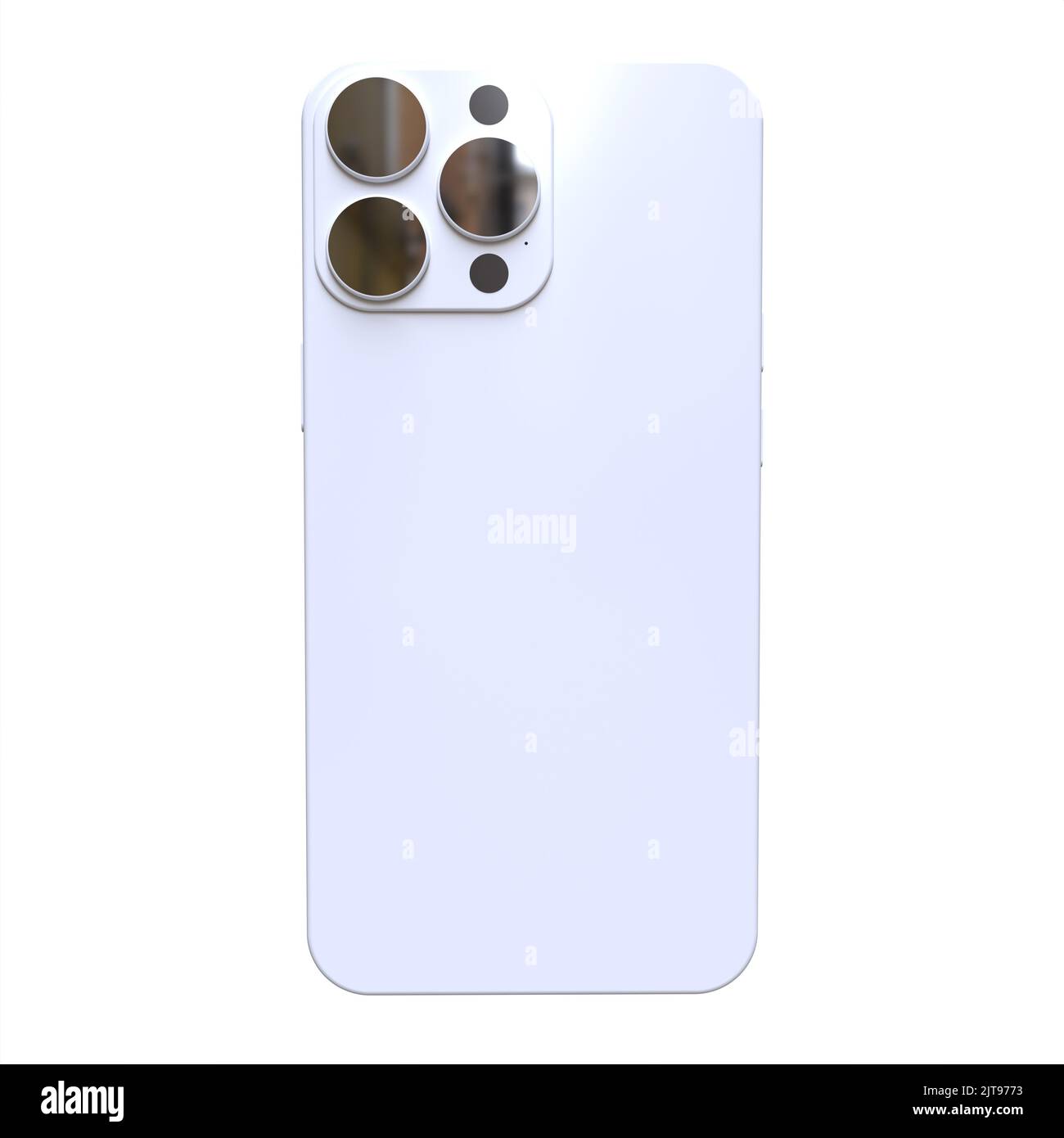 Smartphone isolated on white background Stock Photo