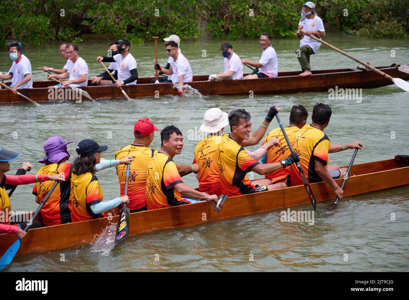 Man riding in a boat hi-res stock photography and images - Alamy