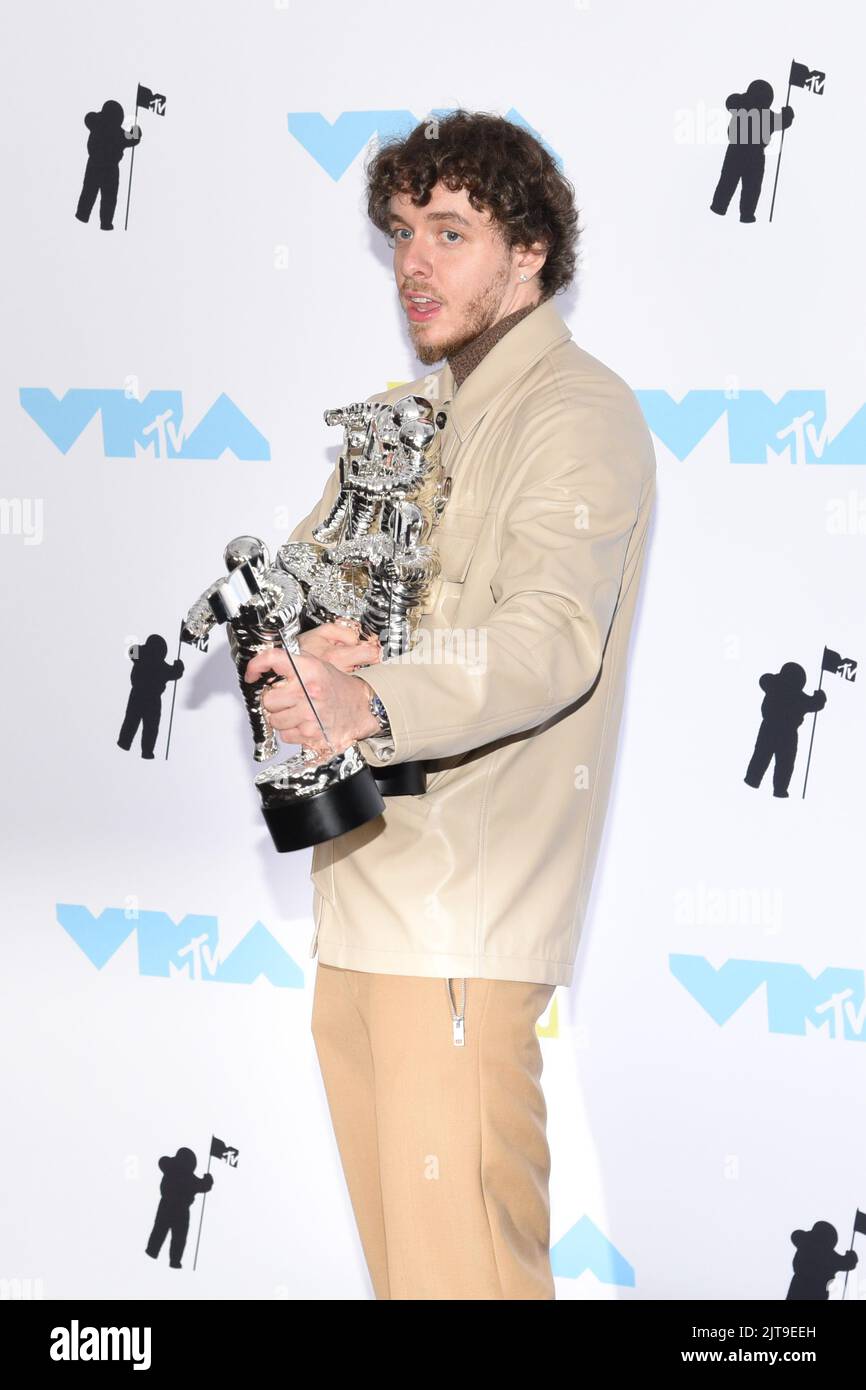 New Jersey, USA. 28th Aug, 2022. Jack Harlow posing for photos inside