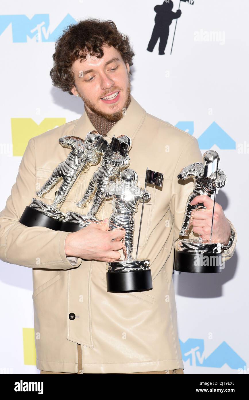 New Jersey, USA. 28th Aug, 2022. Jack Harlow posing for photos inside