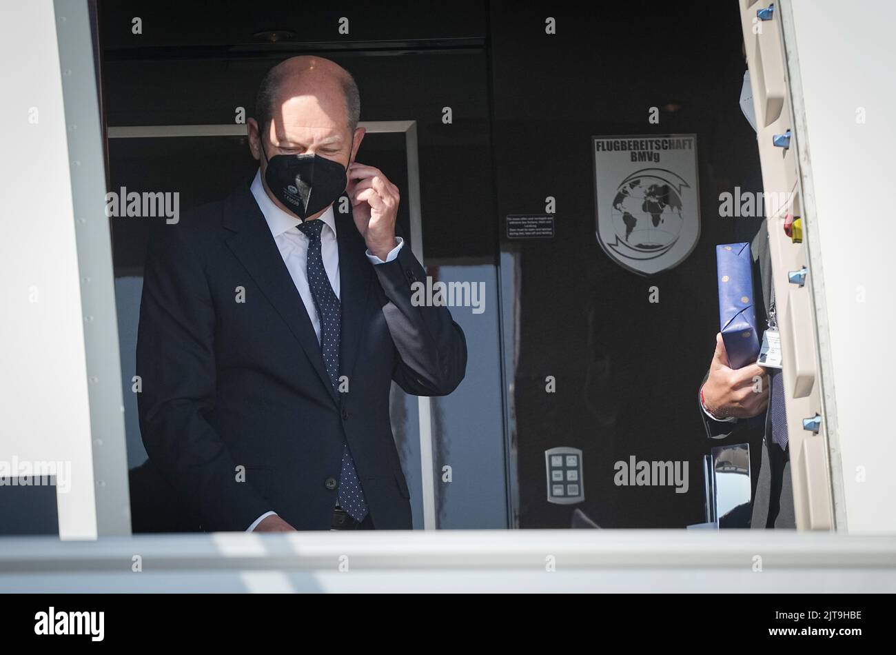 Prag, Czech Republic. 29th Aug, 2022. German Chancellor Olaf Scholz ...