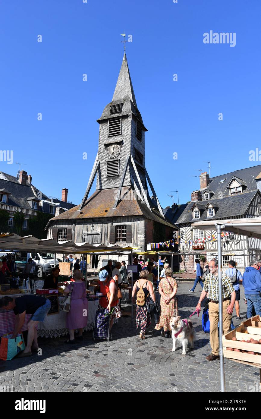 Sainte Catherine Food Market Honfleur Calvados Normandie France