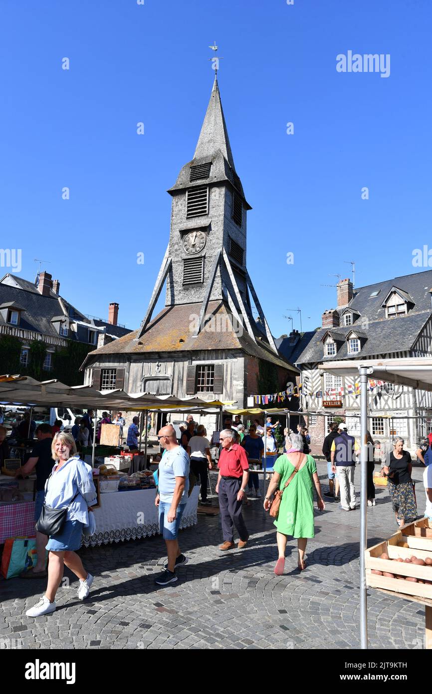 Sainte Catherine Food Market Honfleur Calvados Normandie France