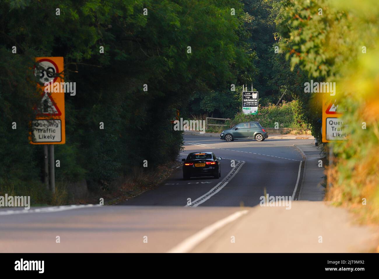 Wakefield Road at the junction of Bullerthorpe Lane in Swillington is a