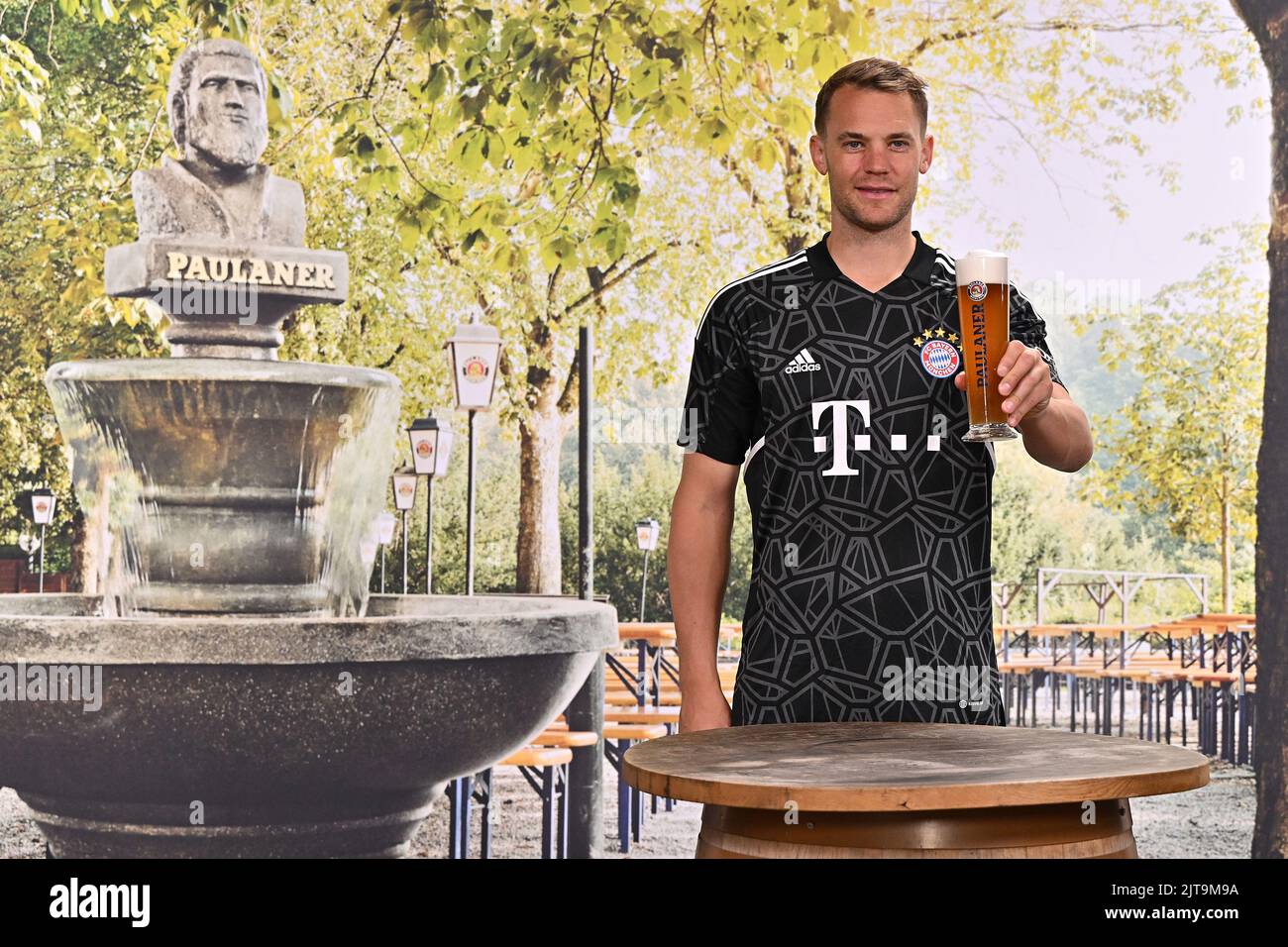 28 August 2022, Bavaria, Munich: Goalkeeper Manuel Neuer During The FC ...