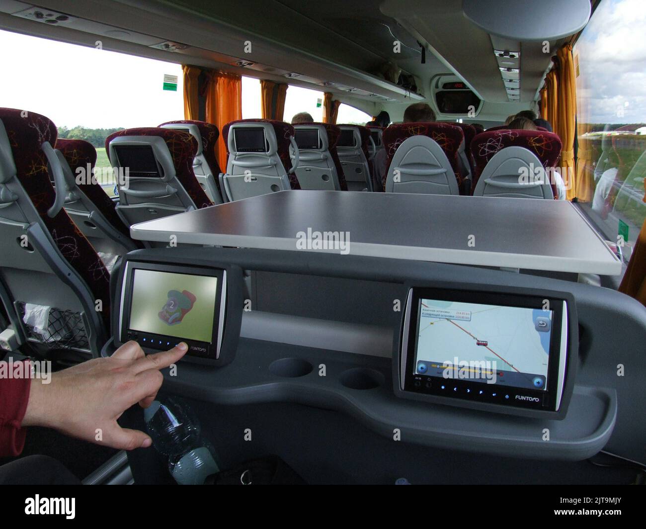 A bus ride between Riga and Berlin Stock Photo - Alamy