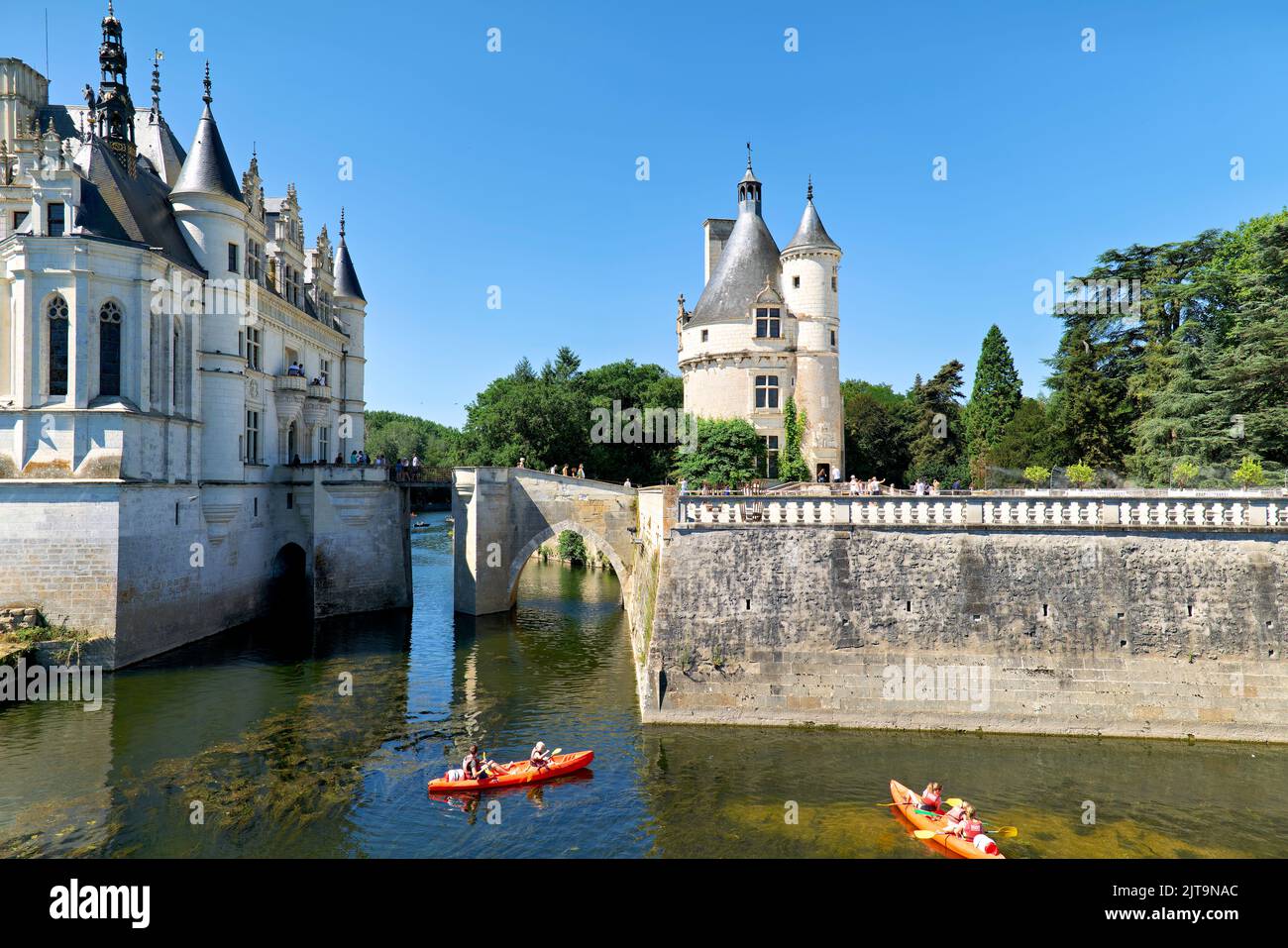 Chateau de Chenonceau. France. Stock Photo