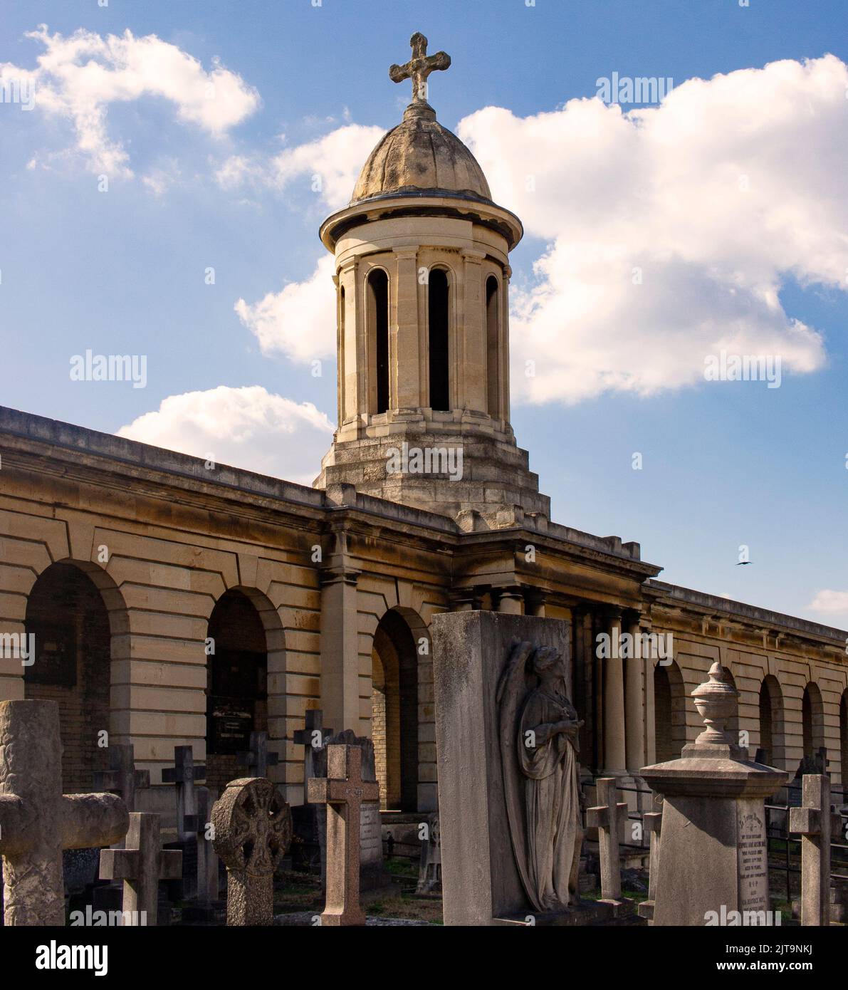 Brompton Cemetery, Kensington London, UK; Stock Photo